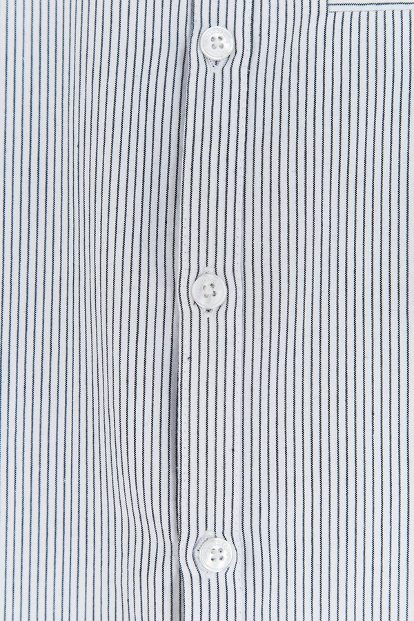 Ron Button-Front Striped Shirt