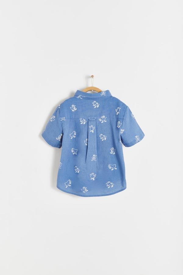 Premium Cotton Raphael Shirt for Toddler. Back view