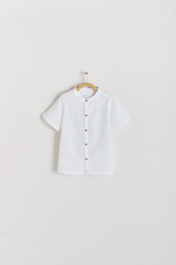 Premium Cotton Celebration Jona Shirt for Toddler. Front view