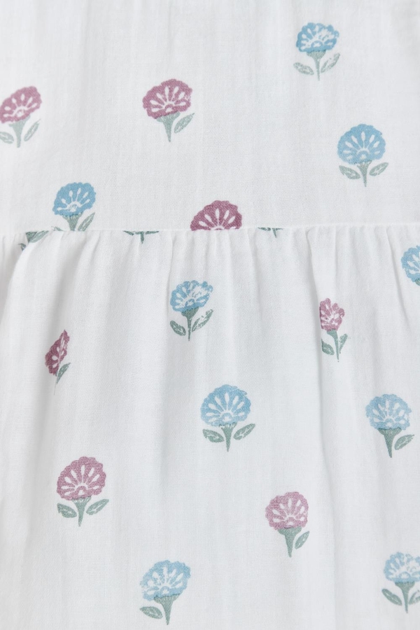 Premium Cotton Meli Agra Overall for Infant. Pattern view