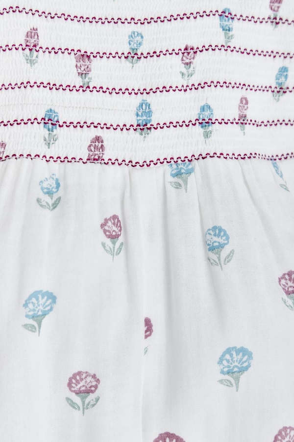 Premium Cotton Ine Agra Overall for Toddler. Front embroidery view