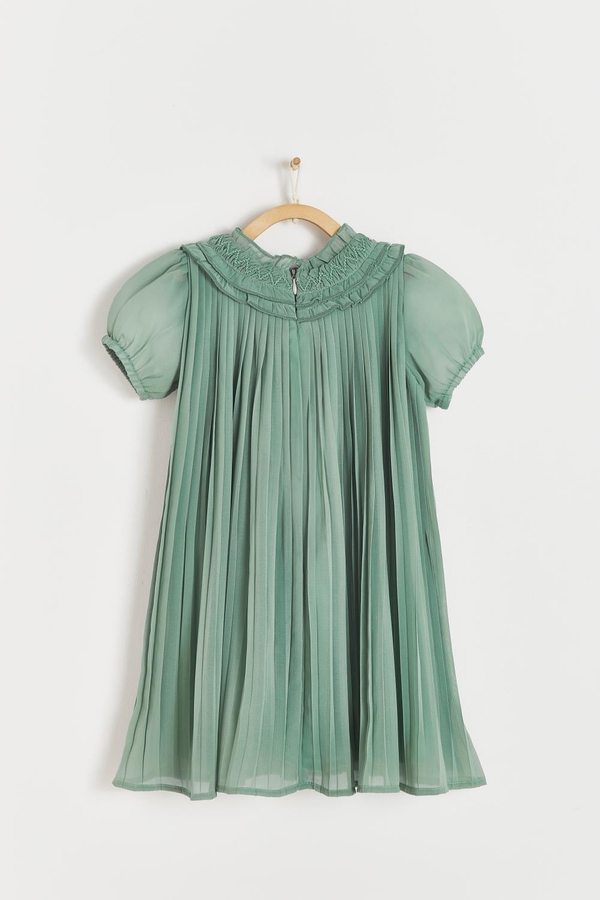 Jade Pleated Dress