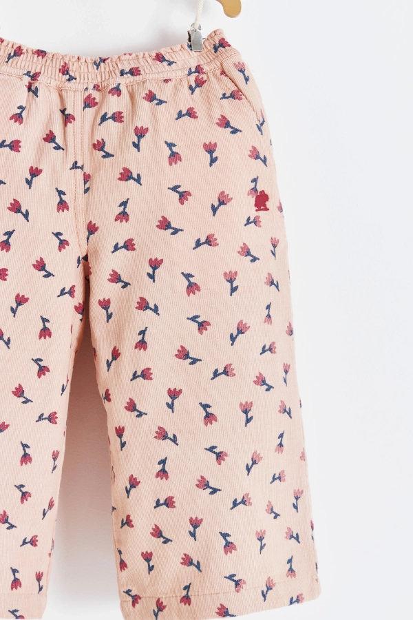 Dorita Corduroy Floral Pants