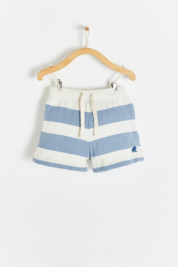 Marsella Striped Baby Short. Front view