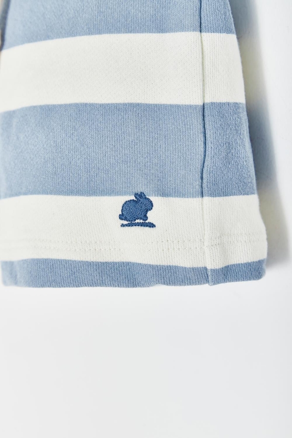 Marsella Striped Baby Shorts. Pattern view