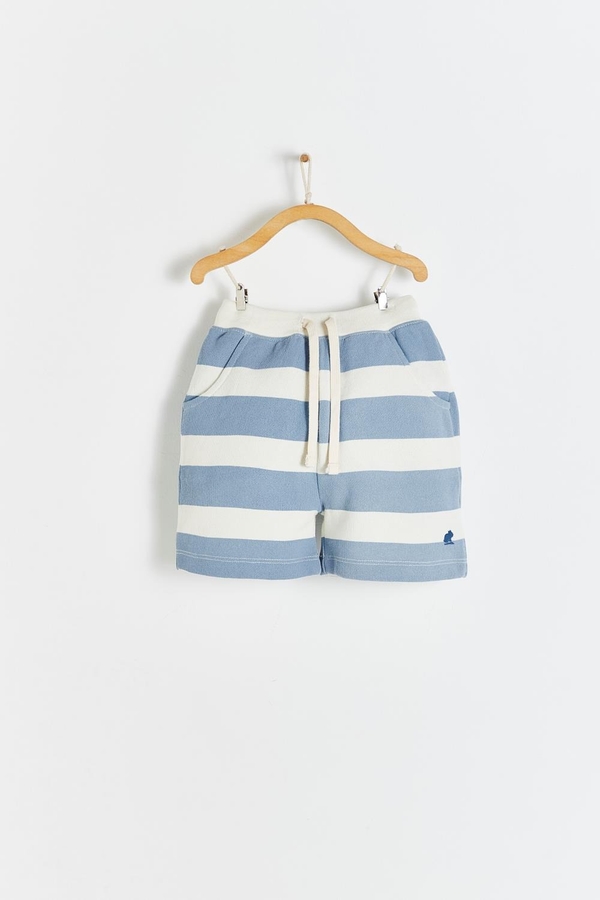 Marsella Striped Shorts. Front view