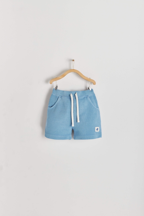 Premium Cotton Essentials Bermuda for Toddler. Front view