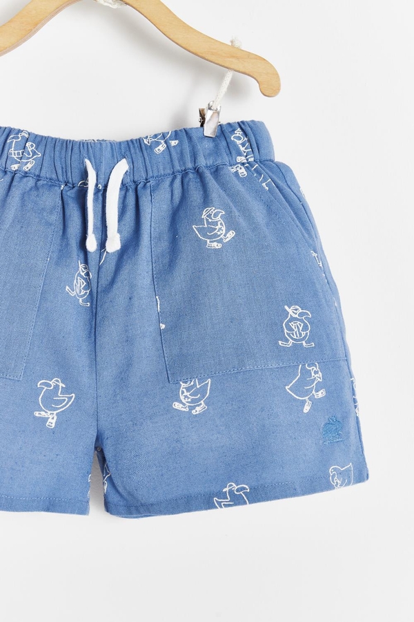 Premium Cotton Raphael Short for Toddler. Detail view
