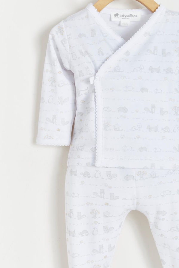 In the Woods Kimono Top & Pants Set