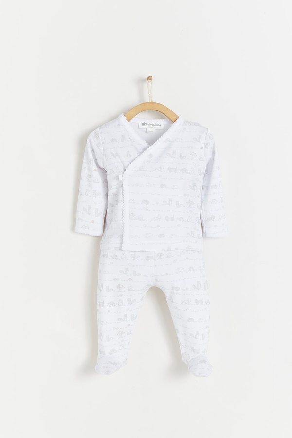 In the Woods Kimono Top & Pants Set