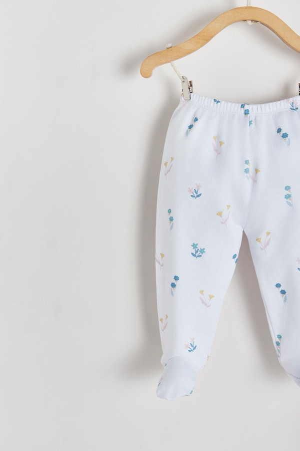Premium Cotton Mila Pants Set for Infant. Front detail view