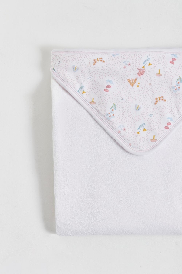Premium Cotton Delphine Large Hooded Towel for Toddler. Front view