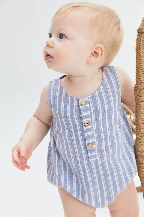 Premium Cotton Rani Coverall for Infant. Baby Model view
