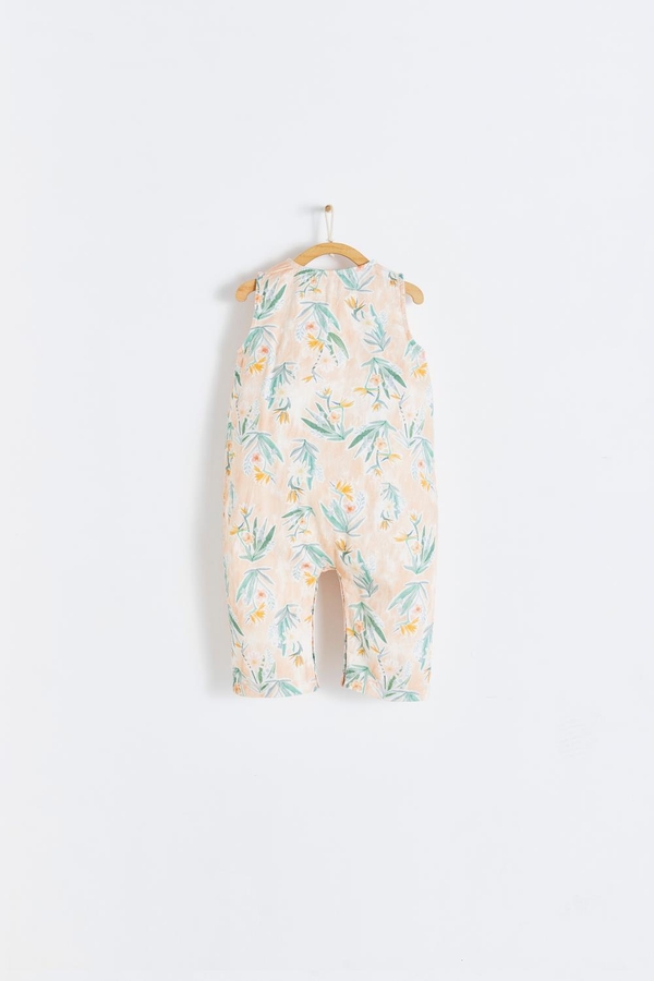 Premium Cotton Indira Playsuit for Infant. Back view