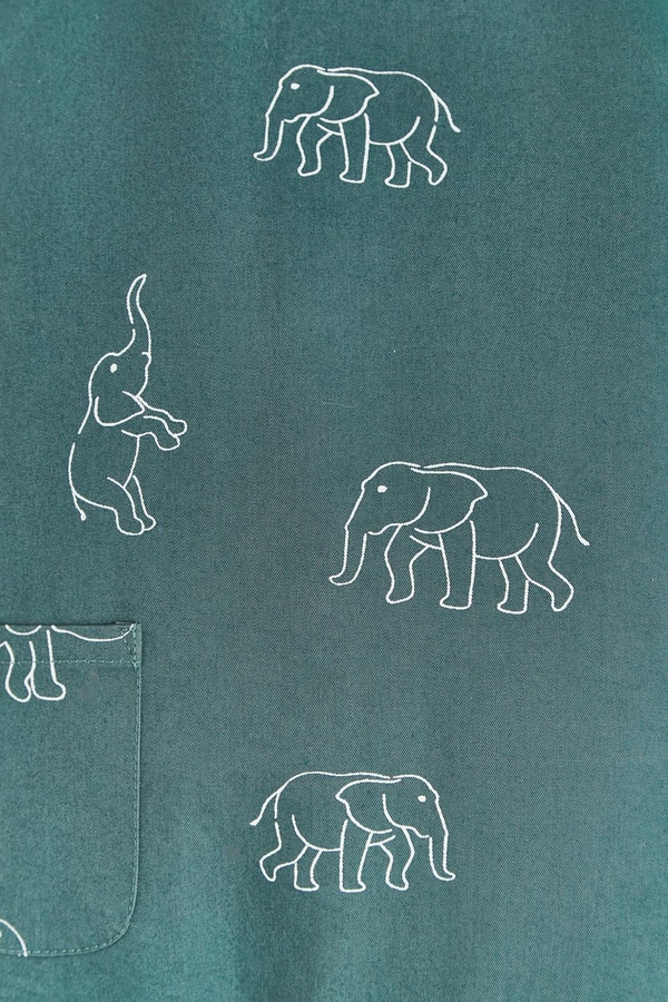 Premium Cotton Raj Playsuit for Infant. Pattern view