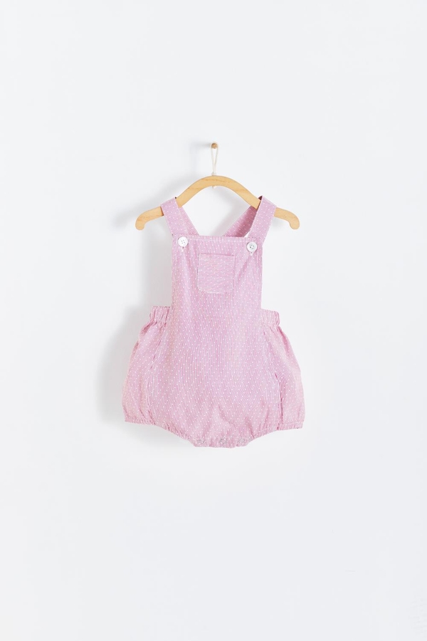 Premium Cotton Turin Romper for Infant. Front view