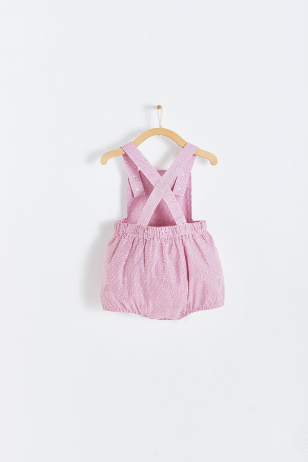 Premium Cotton Turin Romper for Infant. Back view