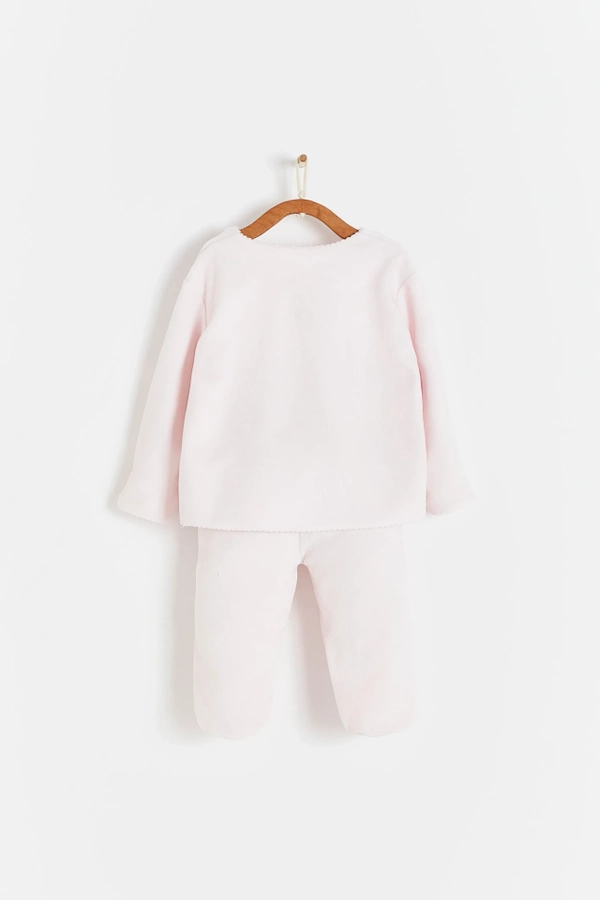 Pink Logo Plush Baby Set- Back View