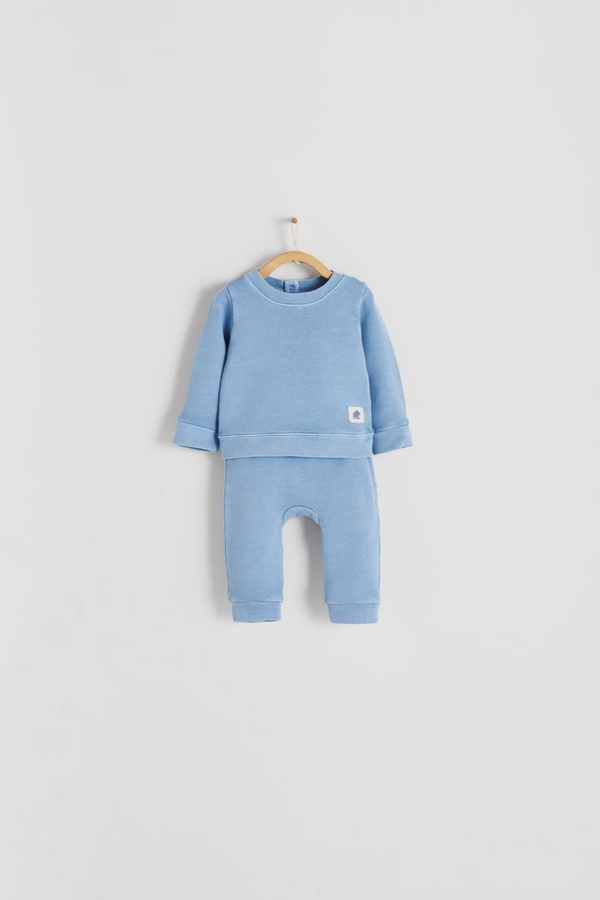 Essentials Sweatshirt Baby Set. Front view