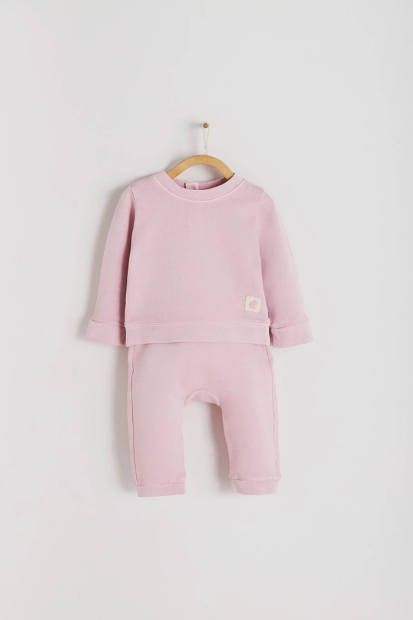 Essentials Sweatshirt Baby Set. Front view