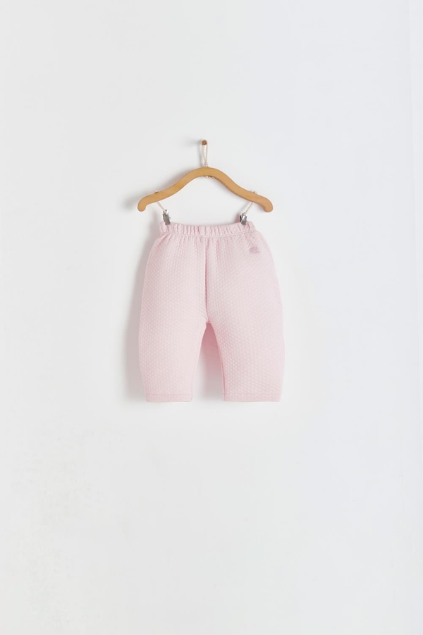 Premium Cotton Tulips Matelasse Pants for Infant. Front view