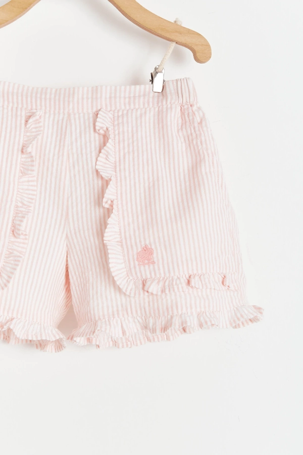 Premium Cotton Pali Shorts for Toddler. Detail view