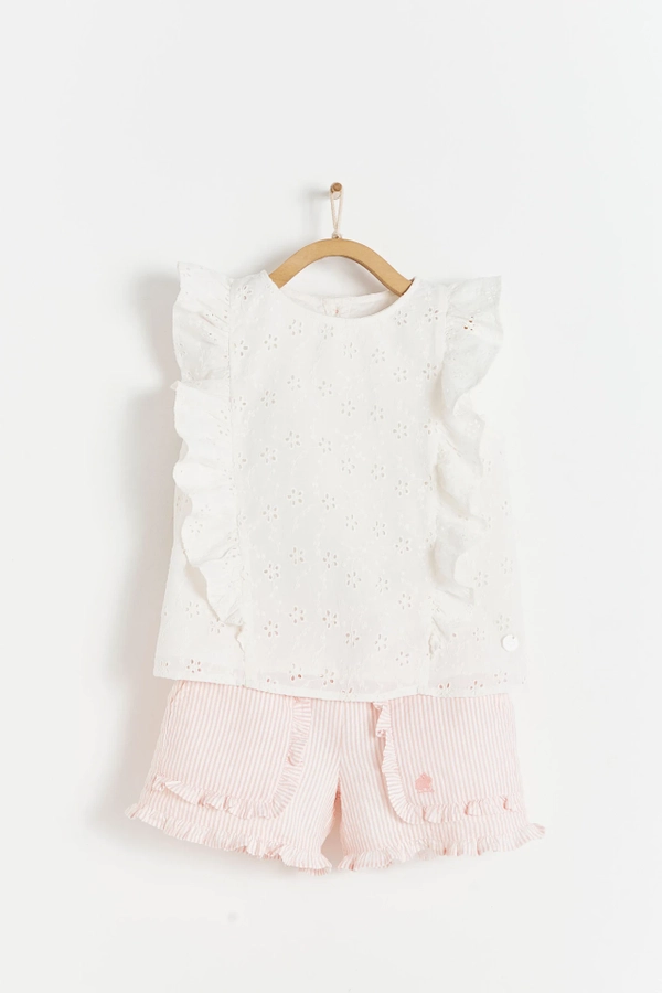 Premium Cotton Pali Set for Toddler. Front view