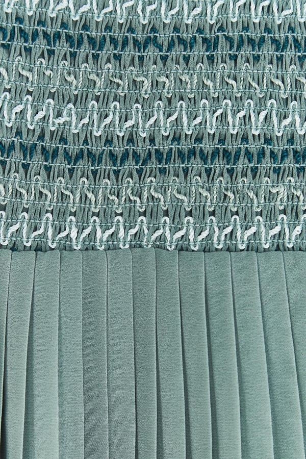 Jade Pleated Dress