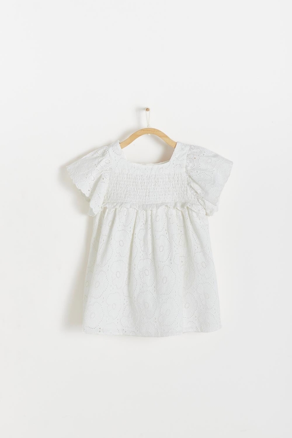 Premium Cotton Celebration Dress for Toddler. Front view
