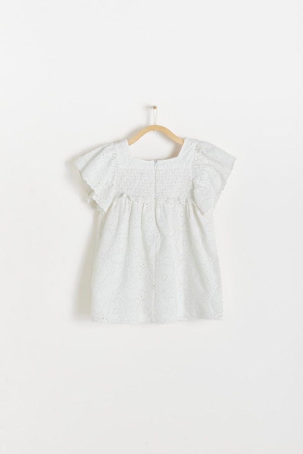 Premium Cotton Celebration Dress for Toddler. Back view