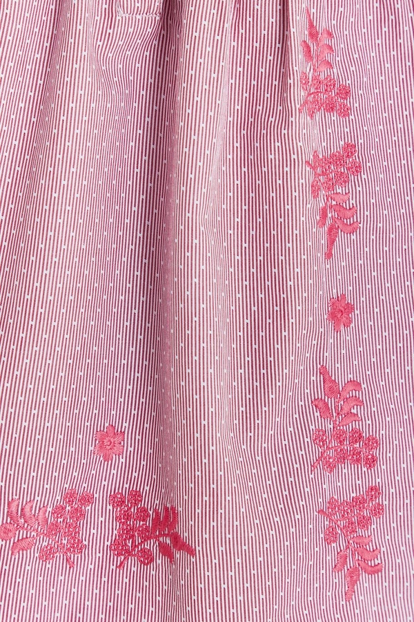 Premium Cotton Turin Dress for Toddler. Embroidery detail view