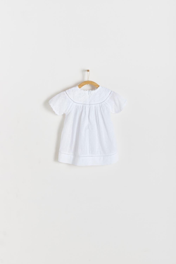 Premium Cotton Bauti Dress for Infant. Back view