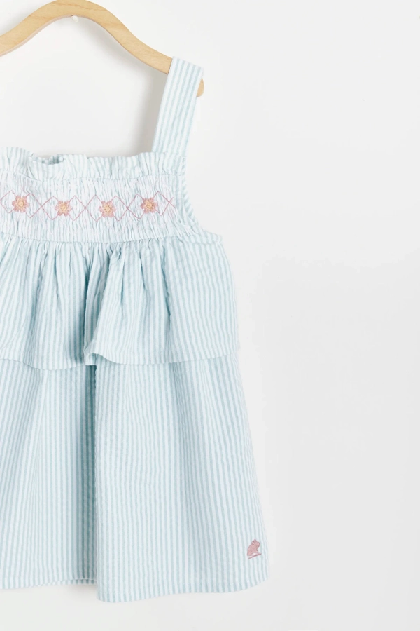 Premium Cotton Circus Dress for Toddler. Detail view