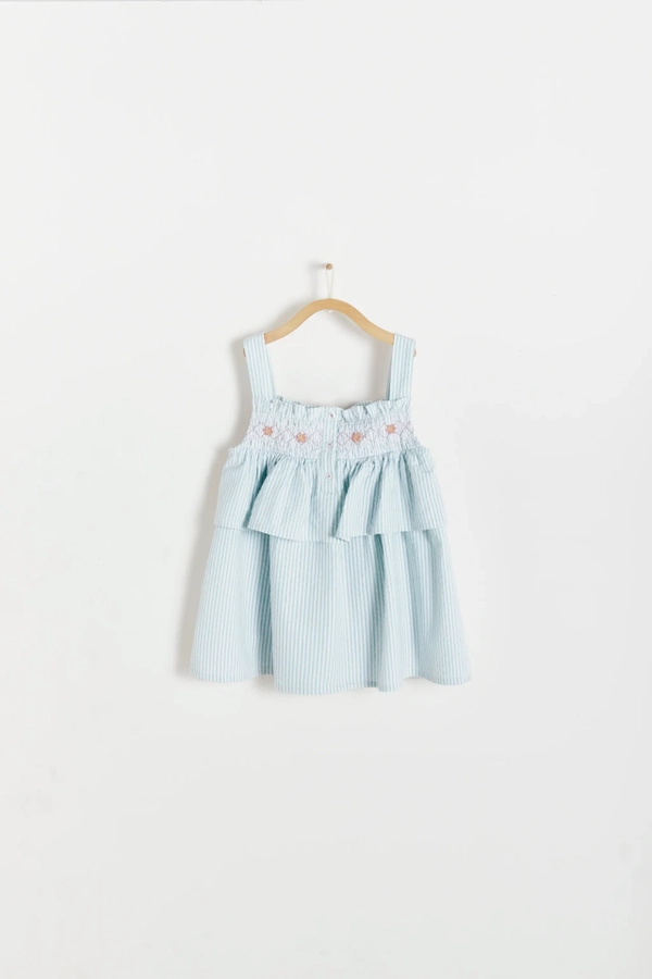 Premium Cotton Circus Dress for Toddler. Back view
