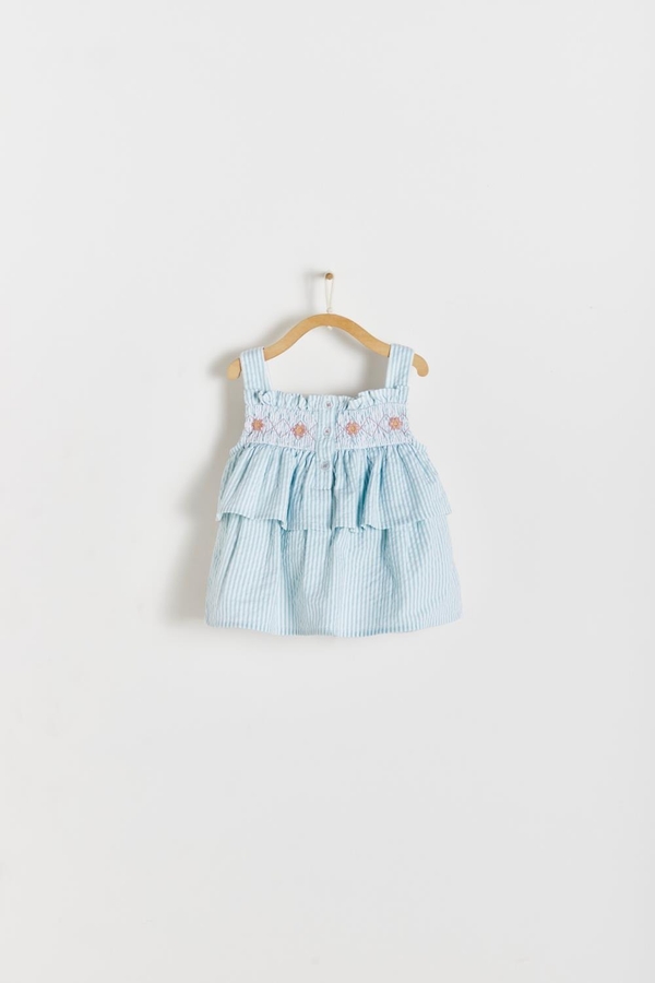 Premium Cotton Circus Dress for Infant. Back view