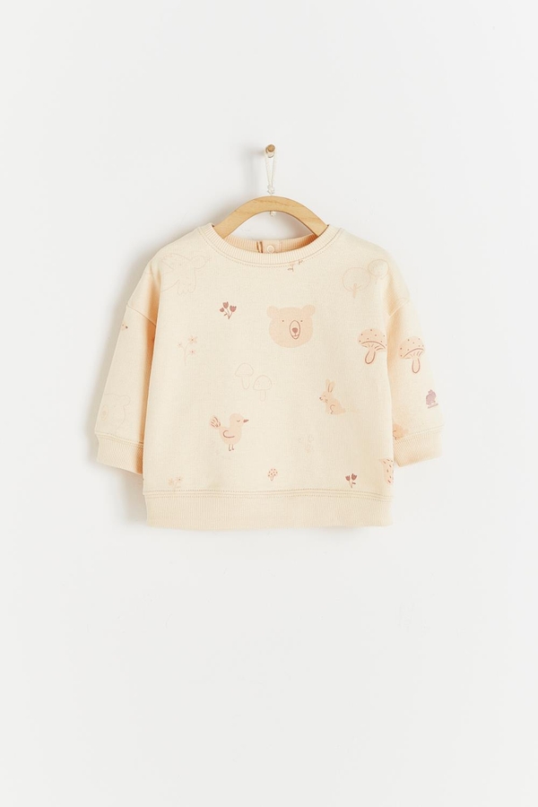 Tree Print Sweatshirt