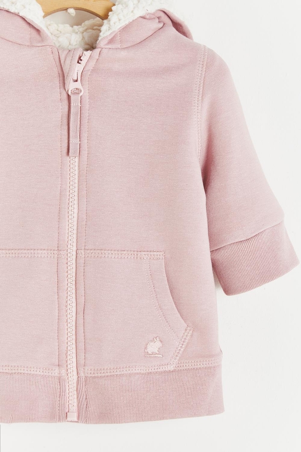 Daisy Fleece & Sherpa Hoodie