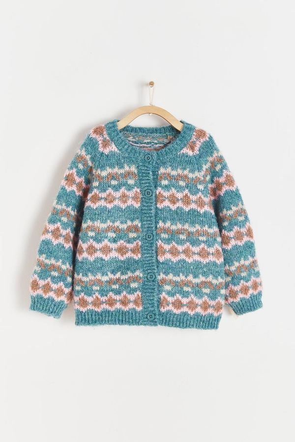 Jaquard Cardigan