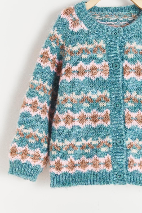 Jaquard Cardigan
