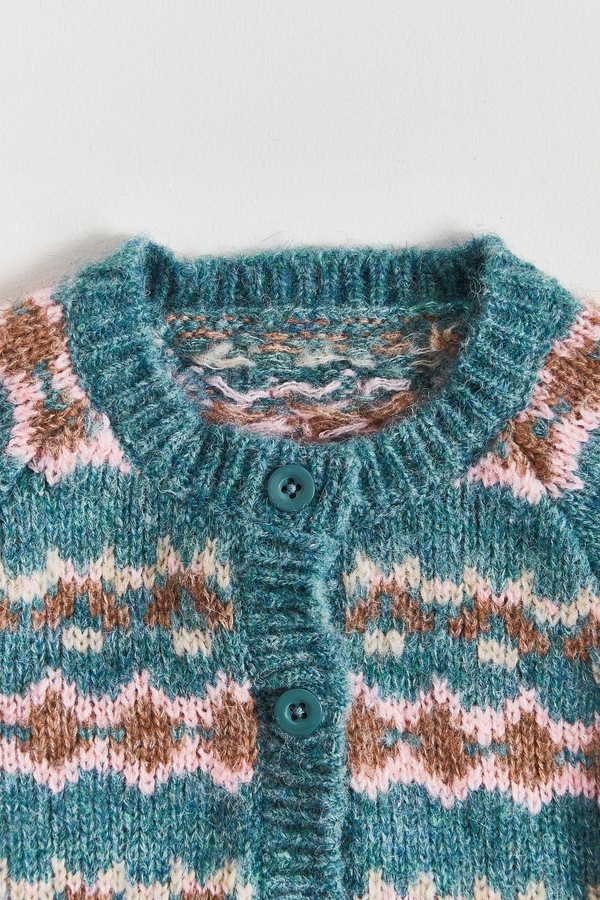 Jaquard Cardigan