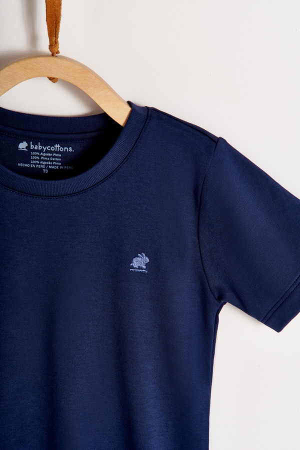 Pima Colors Short Sleeve Tee. Front detail view
