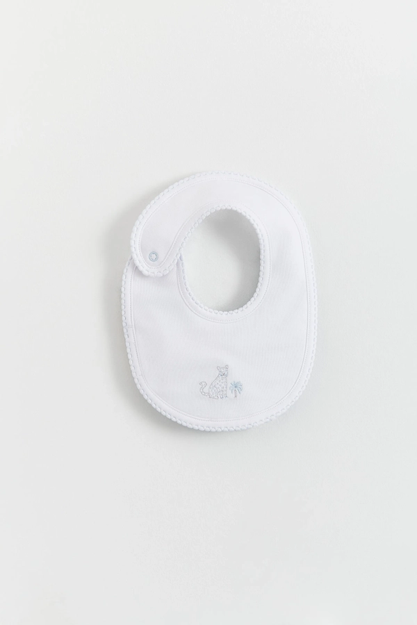 Premium Peruvian Pima Cotton Tiggy Small Bib for Infant. Front view