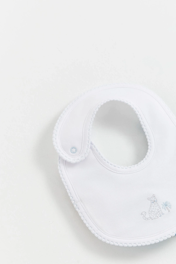 Premium Peruvian Pima Cotton Tiggy Small Bib for Infant. Detail view