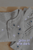 Cosmos Glow Long Sleeve Top & Pants Snug Pajama Set