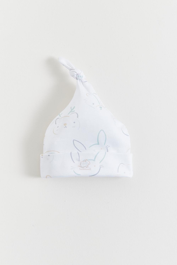 Grey Knot Beanie