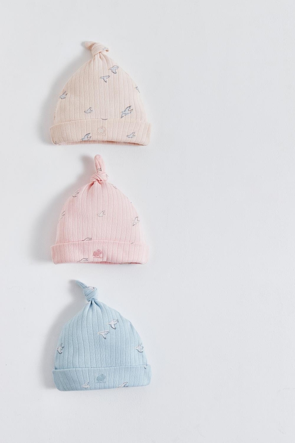 Premium Cotton Goose Knot Beanie for Infant. Color options view