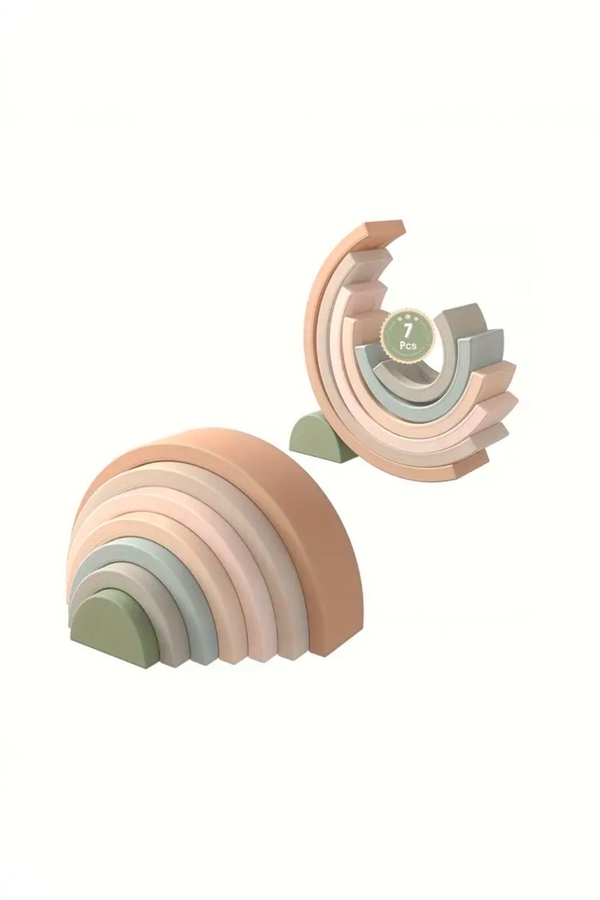 Silicone Stack Rainbow-Mansa Bois, Front view