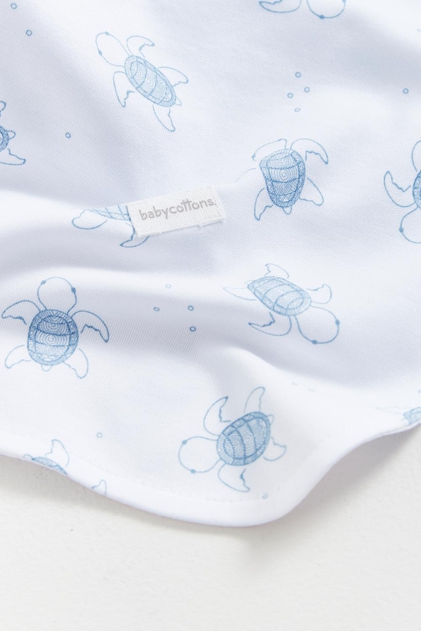 Premium Peruvian Pima Cotton Turtles Pascal Lovey. Pattern view