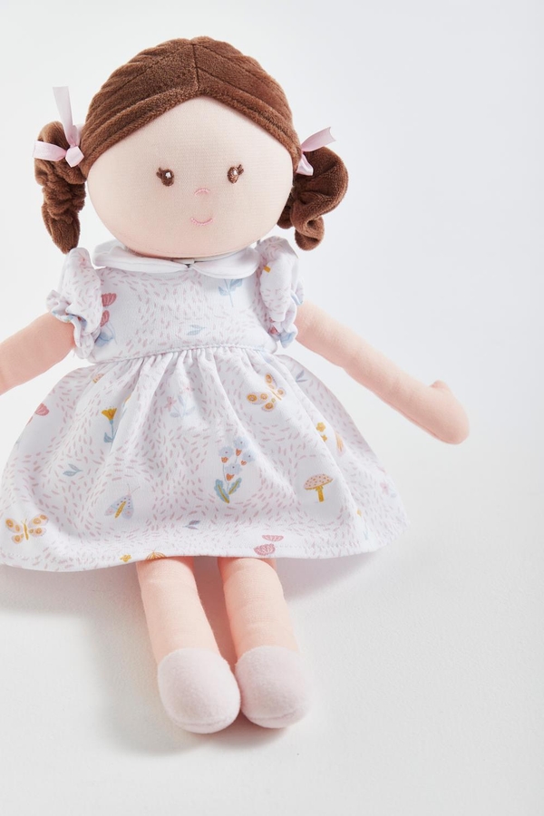 Premium Cotton Delphine Doll. Detail view