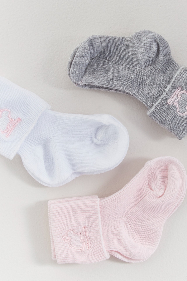 Logo Crew Socks 3-Pack